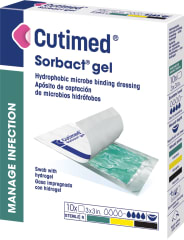 CUTIMED SORBACT Gel 7.5 x 7.5 CM C/U