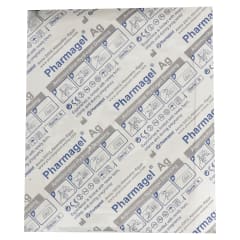 HIDROGEL CON PLATA LAMINA 10 X 10 CM