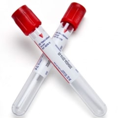 TUBO MUESTRA TAPA ROJA 6 ML