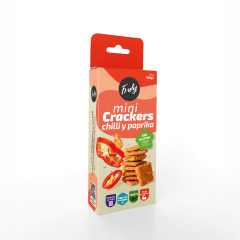 FRUTY Mini Crackers Chilli y Paprika 100g
