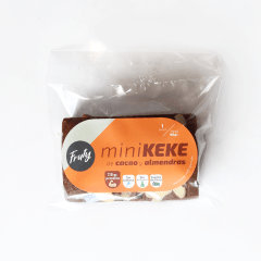 FRUTY Mini Keke de Cacao y Almendras 90g (refrigerado)
