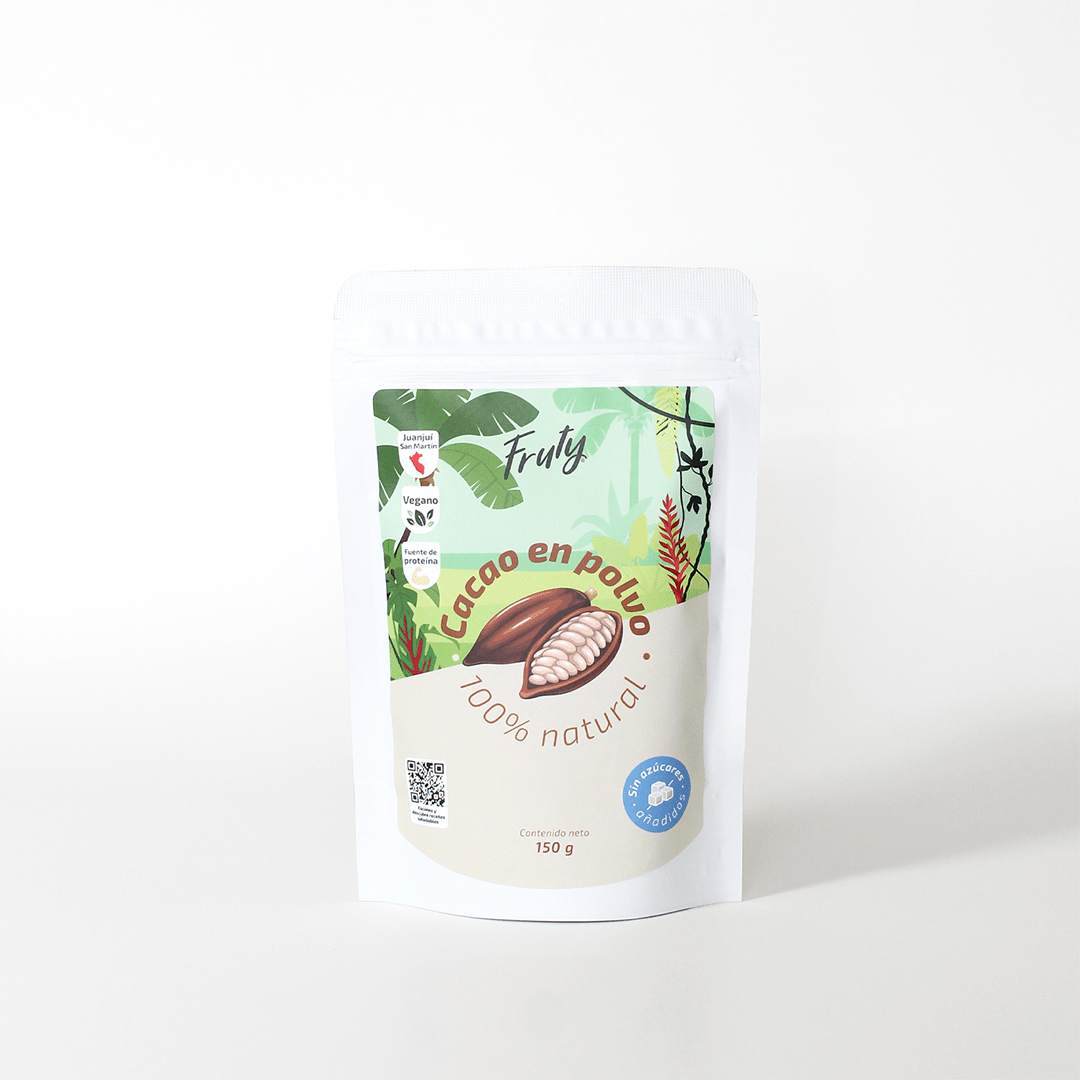 FRUTY Polvo de cacao 100%  150 gr doypack1