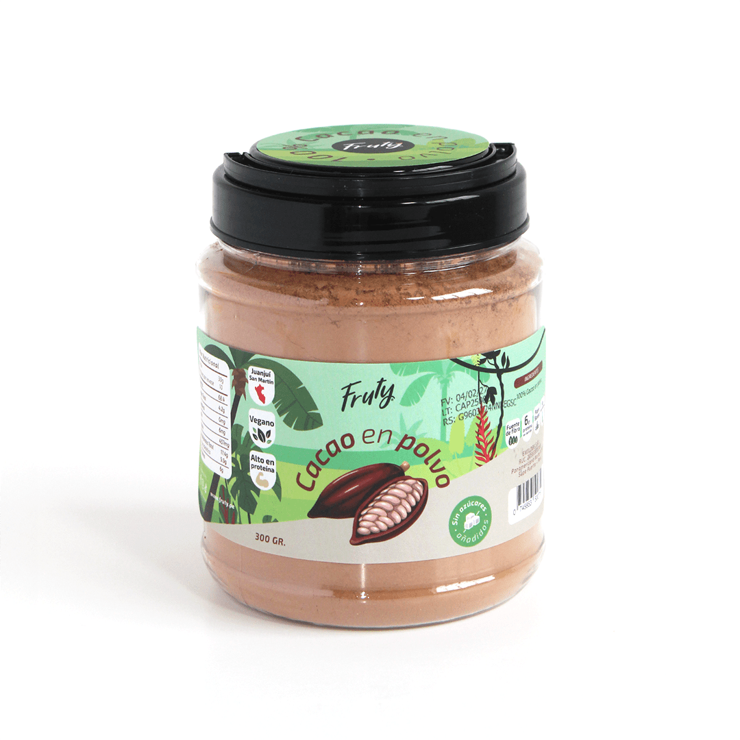 FRUTY Cacao en Polvo 100% Natural 300g1