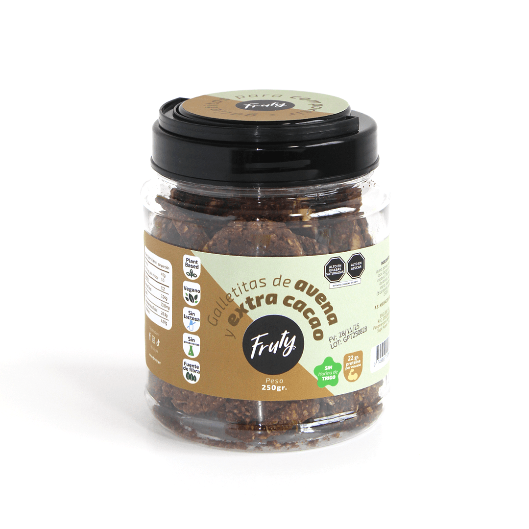 FRUTY Galletitas de Avena Extra Cacao 250g1