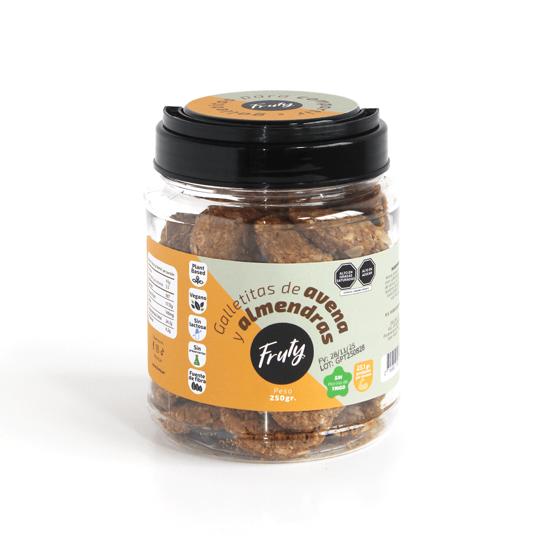 FRUTY Galletitas de Avena Almendra 250g1