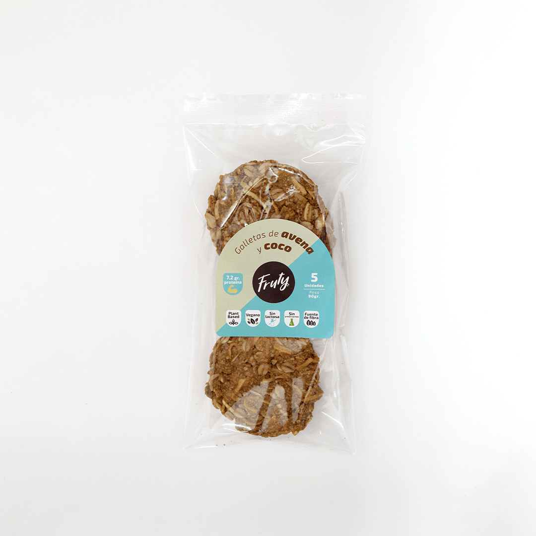 FRUTY Galletitas de Avena y Coco 90g x 5 und1