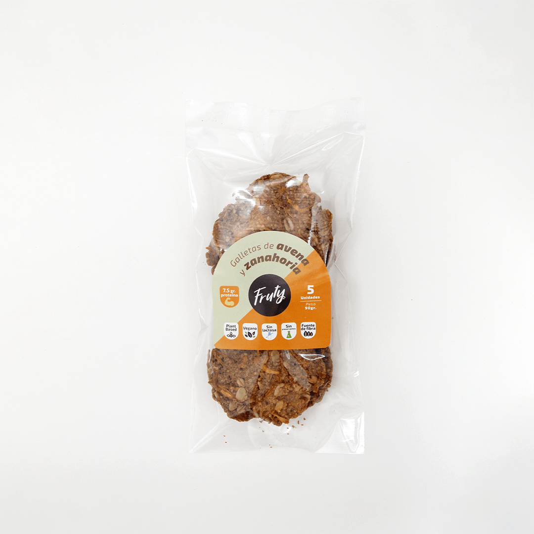FRUTY Galletitas de Avena y Zanahoria 90g x 5 und1