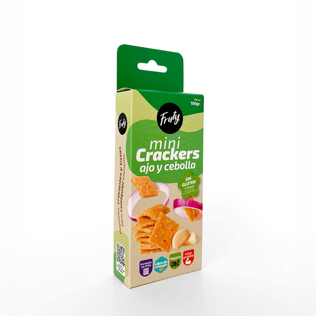 FRUTY Mini Crackers Ajo y Cebolla 100g1