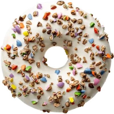 Donut Crushed Candy White1
