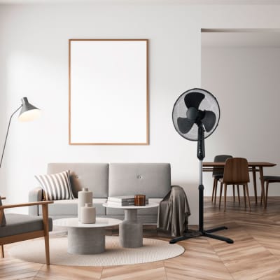 Ventilador  pedestal 16 pul. negro6