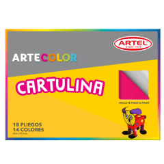 Estuche Cartulina 18Pl 14Col Artel
