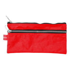 Estuche Escolar doble cierre rojo