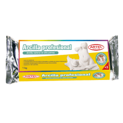 Arcilla profesional 1Kg Blanca