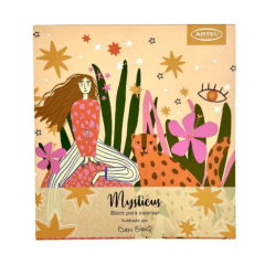 Libro para Colorear 250Gr 22x22Cm Mysticus