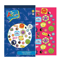 Stickers Libro Caritas Felices 6 Paginas