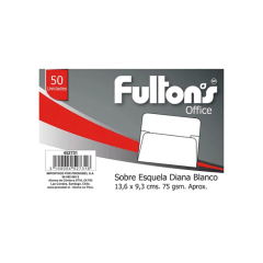 Sobre Diana 50Un 13.6X9.3Cm 75Grs Aprox