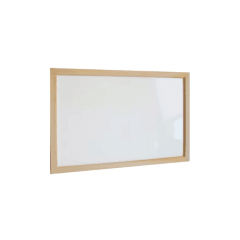 Pizarra Blanca Mural 30X45Cm Marco Madera