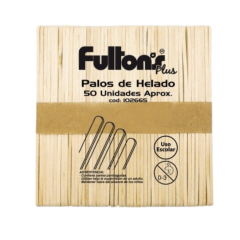 Palito de Helado Delgado 50Un Fultons