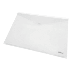 Carpeta Sobre Plastico Transp Oficio C/Broche Fultons