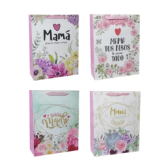 Bolsa Regalo Grande 26X32 Mama Bling Glitter Feco