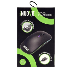 Mouse Inalambrico Gris Nuovo