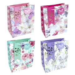 Pack 12 Bolsa Regalo Grande 26x32 Floreado Feco