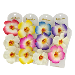 Pack 12 Pinche Flor 9Cm Hawaii Feco
