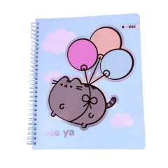 Cuaderno Universitario Mat 7Mm 100 Hjs Pusheen Mooving