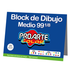 Block Dibujo 1/8 H10 Nro99 140Gr 20Hj Proarte
