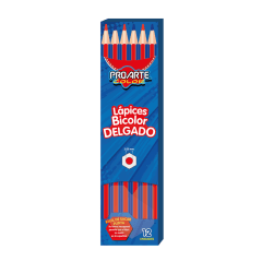 Pack 12 Lapiz Bicolor Delgado Proarte