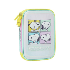 Estuche Doble Cierre Eva Snoopy Mooving