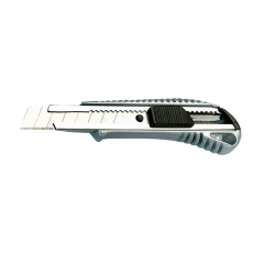 Cuchillo Cartonero Grande C/Freno Riel Metal Isofit