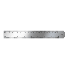 Regla Metalica 20Cm Proarte