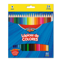 Lapiz Color 24 Un Largo Proarte