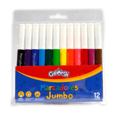 Scripto Jumbo 12 Colores Georgi