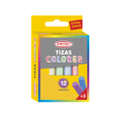 Tiza Colores 12 Unidades