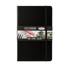 Sketchbook 13x21 Negro 80HJ 140Grs Artel