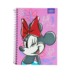 Cuaderno Triple Carta Mat 7mm 120Hjs Minnie Artel