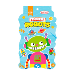 Stickers block de 240 Robots Artel