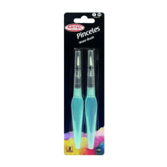 Pincel Artistico 2 Unidades Water Brush S-M