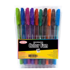 Lapiz Pasta 0.7 10Un Color Fan