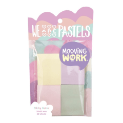 Notas Adhesivas Pastel 38x50 50Hjs Mooving