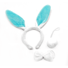 Set 3 Piezas Conejo Celeste