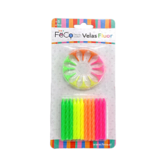 Vela Fluor 24Pcs Feco
