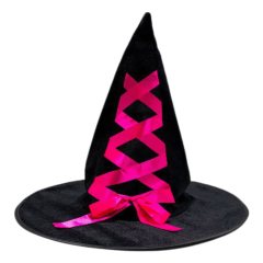 Sombrero Bruja Cordon Feco