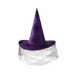 Sombrero Bruja Encaje Feco
