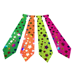 Set 06 Corbata Carton Fluor