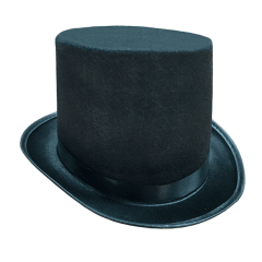 Sombrero Tela Copa Grande 56cm Diametro Feco