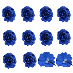 Pack 12 Pinche Rosa 10Cm Azul Rey Feco