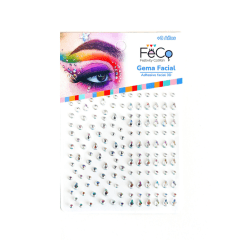Adhesivo Facial 3D Gotas Nacarado